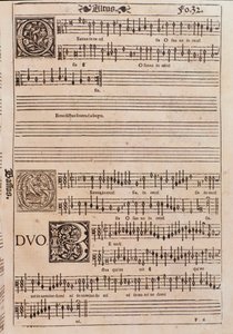 Seite aus Liber octo missarum (1541)
