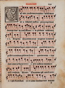Seite des liturgischen Buches 