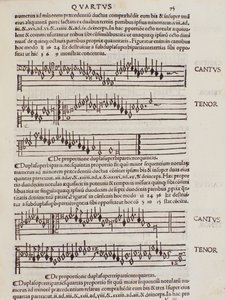 Seite aus Franchino Gaffurios Practica Musicae