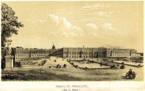Schloss Versailles, Gartenansicht 1857