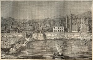 Palma de Mallorca, Balearen - Gravur 1837. von Unknown artist