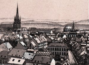Panorama von Lüttich in Belgien in „Die Welt illustriert 168 Ansichten“ Kein Datum (spätes 19. Jahrhundert) von Unknown artist