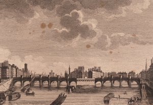 Paris, Pont Neuf und die Île de la Cité an der Seine von Unknown artist