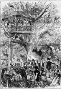 Fest im Park von Sceaux im Jahr 1873. von Unknown artist