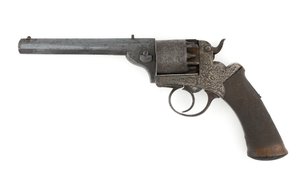 Perkussions-Seitenhammerrevolver, möglicherweise Kaliber .38 Zoll, ca. 1860er Jahre von Unknown artist