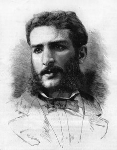 Pierre Savorgnan de Brazza (1852-1905), französischer Entdecker im Jahr 1882 von Unknown artist