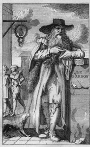 Pierre de Montmaur (1576 -1650) Gelehrter, französischer Dichter lateinischer Ausdrucksweise - Gravur von Unknown artist