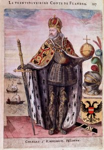 Ganzkörperporträt von Karl V.