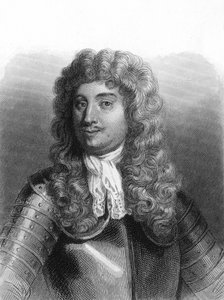 Porträt von Abraham, Marquis Duquesne (1610 - 1688), französischer Seemann - in „Histoire des Français“ von Lavallée, Gravur von Unknown artist