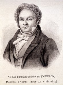 Porträt von Achille François Léonor de Jouffroy, Marquis d