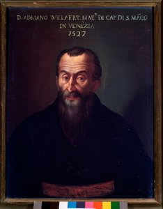 Porträt von Adrian Willaert, flämischer Komponist