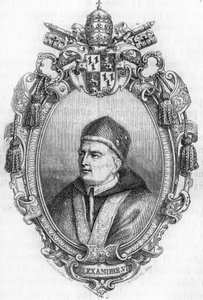 Porträt von Alexander VI. (1431-1503).