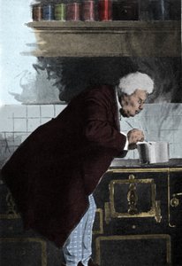 Porträt von Alexandre Dumas père (1802 - 1870) in den Öfen