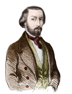 Porträt von Alfred de Musset, französischer Dichter von Unknown artist