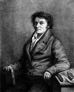 Porträt von Alois (oder Aloys) Senefelder (1771-1834), tschechischer Theaterautor, Erfinder der Lithographie von Unknown artist