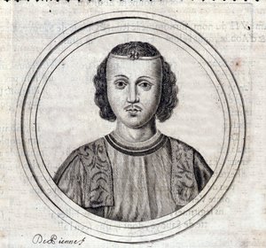 Porträt von Amadeus VII. von Savoyen, bekannt als Der Rote Graf
