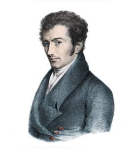 Porträt von Anselm Hüttenbrenner (1794-1868) österreichischer Komponist