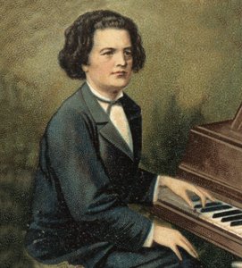 Porträt von Anton Rubinstein (1829-1894), russischer Pianist und Komponist