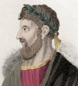 Porträt von Apollonios von Tyana (Apollonius) (16 n. Chr.-98/98 n. Chr.), griechischer Philosoph. Gravur des 19. Jahrhunderts.
