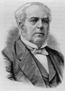 Porträt von Auguste Casimir-Périer (1811 - 1876). Gravur aus dem späten 19. Jahrhundert in „Histoire de France“ von H. Martin.