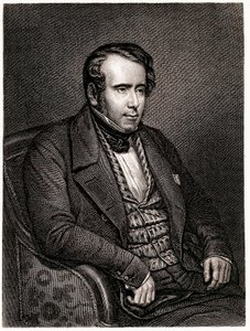 Porträt von Augustin Thierry, französischer Historiker (Gravur)
