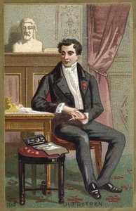 Porträt von Baron Guillaume Dupuytren (1777-1835), französischer Chirurg. Chromolithographie 19. Jahrhundert
