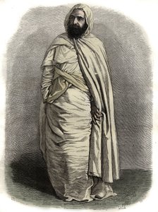 Porträt von Ben Mahi Ed Din Abd El Kader (Abd El-Kader) (1808-1883) Emir von Algerien