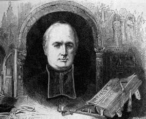 Porträt von Bischof Peyramale, Pfarrer von Lourdes (1811 - 1877) von Unknown artist