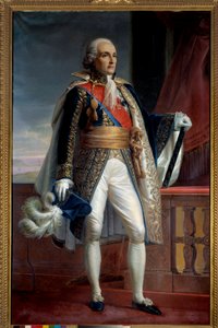 Porträt von Bon Adrien Jannot de Moncey, Herzog von Conegliano (1754-1842), Marschall des Kaiserreichs 1804, Gouverneur der Invaliden von 1833 bis 1842 Anonymes Gemälde. 1806