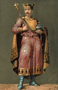 Porträt von Karl II. der Kahle (823 - 877), König von Frankreich von Unknown artist