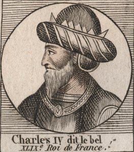 Porträt von Karl IV. der Schöne