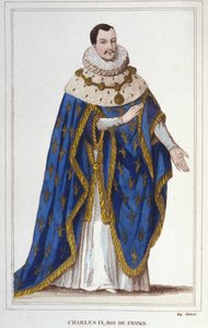 Porträt von Karl IX. (1550 - 1574), König von Frankreich von Unknown artist