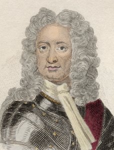 Porträt von Charles Mordaunt (ca. 1658-1735), 3. Earl von Peterborough und 1. Earl von Monmouth, englischer Diplomat und Militär (19. Jahrhundert)