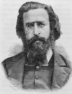 Porträt von Charles Théophile Ferré (1845 - 1871). Gravur aus dem späten 19. Jahrhundert in „Histoire de France“ von H. Martin. von Unknown artist