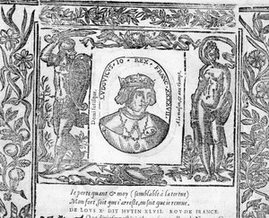 Porträt von Karl X Le Hutin, König von Frankreich von 1314 bis 1316 von Unknown artist