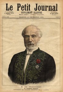 Porträt von Charles de Freycinet (1828-1923), Ingenieur, Mitglied der Akademie der Wissenschaften (1882) und der Académie française (1890), Politiker, mehrfach Präsident des Rates (1879-1880) von Unknown artist