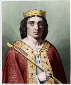 Porträt von Childerich II. (ca. 653 - 675), König von Austrasien - in 