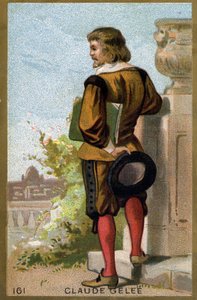 Porträt von Claude Gellée genannt Le Lorrain (1600 - 1682). Chromolithographie des späten 19. Jahrhunderts