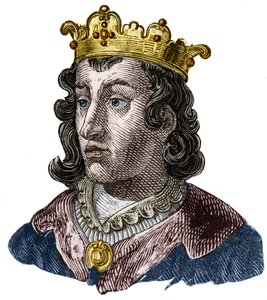Porträt von Chlothar III. (652-673), König von Neustrien und Burgund