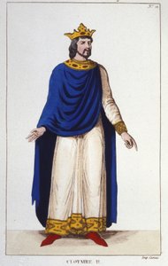 Porträt von Chlothar II. (584 - 628), König von Neustrien und König der Franken von Unknown artist