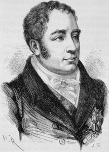 Porträt von Graf Pierre Bruno Daru (1767 - 1829). Gravur aus dem späten 19. Jahrhundert in „Histoire de France“ von H. Martin.