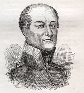 Porträt von David Hendrik, Baron Chassé (1765-1849) - Gravur
