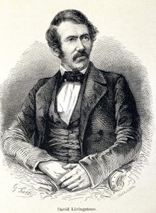 Porträt von David Livingstone, schottischer Missionar (1813-1873)