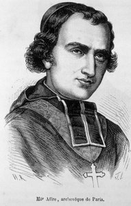 Porträt von Denys Auguste Affre (1793-1848), Erzbischof von Paris