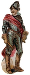 Porträt von Don Ferdinand (Fernando) Alvarez de Toledo, Herzog von Alba (Alba) (1507-1582). Chromolithographie, späte 19. Jahrhundert.