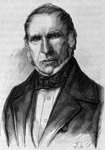 Porträt von Dupin Ainè (1783 - 1865). Gravur aus dem späten 19. Jahrhundert in „Histoire de France“ von H. Martin.