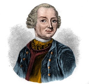 Porträt von EWALD CHRISTIAN VON KLEIST (1715-1759) deutscher Dichter