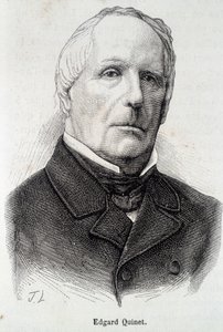 Porträt von Edgar Quinet, französischer Historiker (1803-1875)
