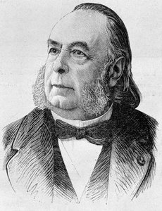 Porträt von Edmond Frémy (1814 - 1894). Gravur des späten 19. Jahrhunderts in „Histoire de France“ von H. Martin. von Unknown artist
