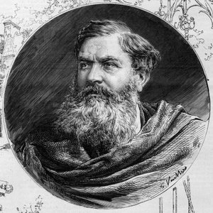 Porträt von Edmond du Sommerard (1817-1885), Direktor des Musée de Cluny, in „The Illustrous World“ 1885. von Unknown artist